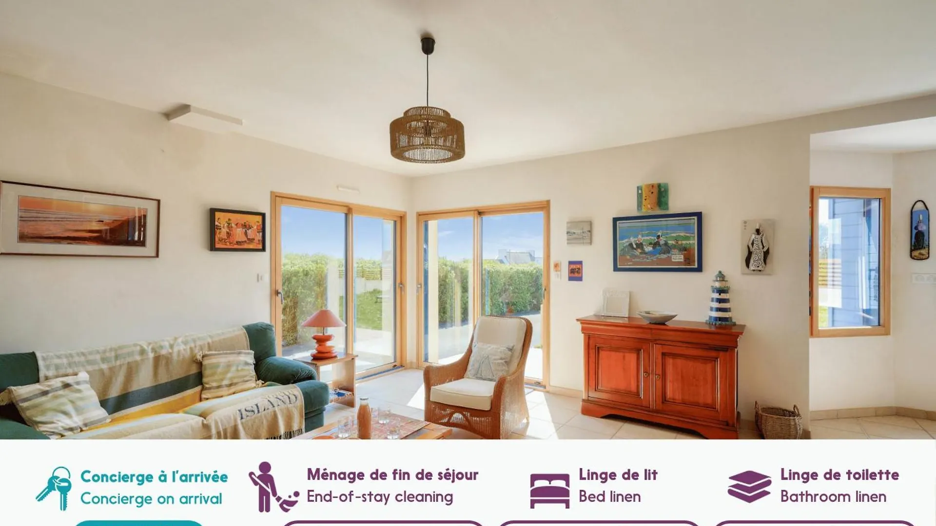 Holiday home Vue Mer ! A 200M De La Plage, Maison Pour 9 Plovan